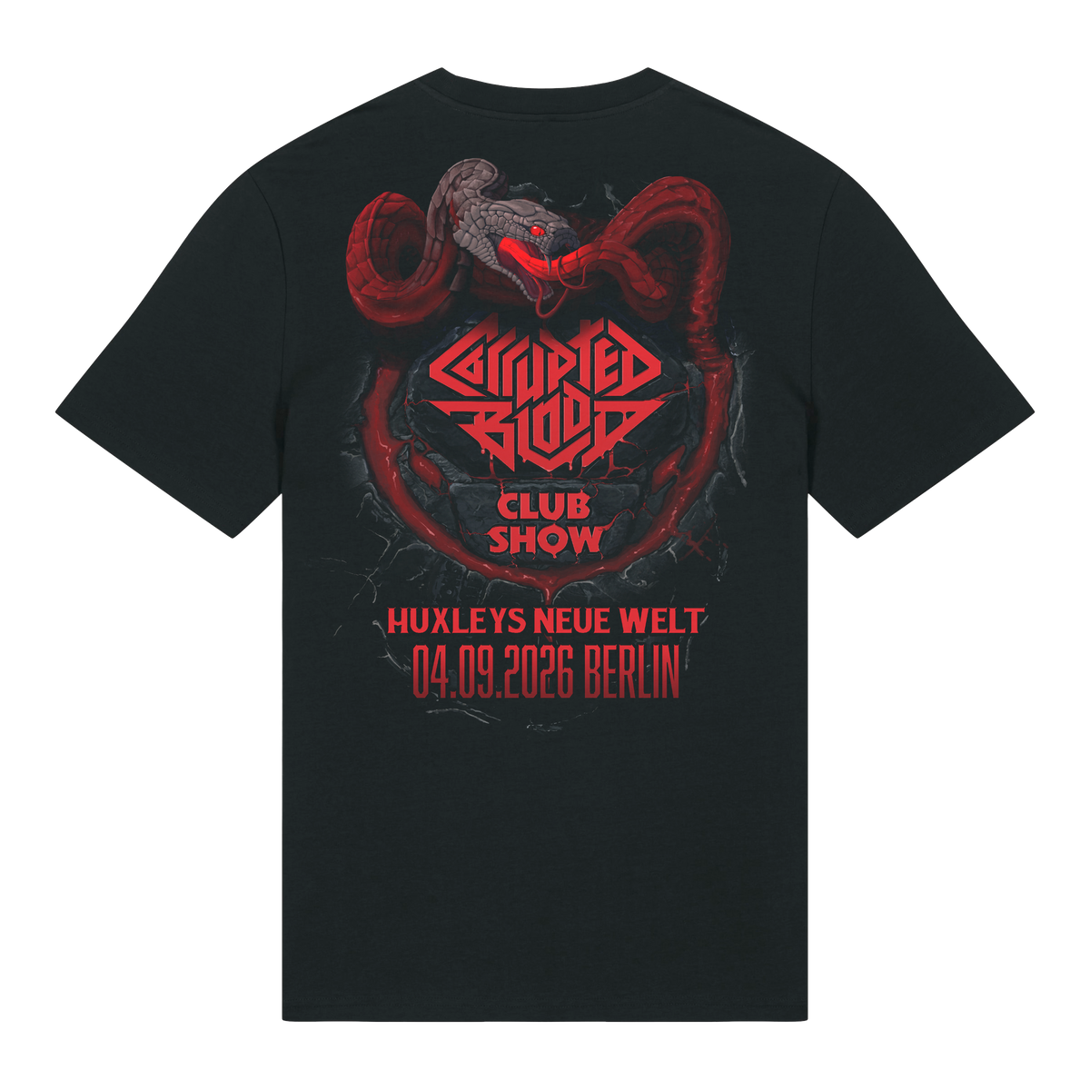 Corrupted Blood Club Show 2026 Huxleys T-Shirt 456991